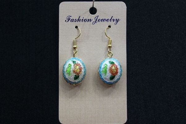 unique enamel oval flower design charms earrings wholesale traditional handmade chinese cloisonne accessories women fashion beautiful simple, Golden
unique enamel oval flower design charms earrings wholesale traditional handmade chinese cloisonne accessories women fashion beautiful simple, Golden