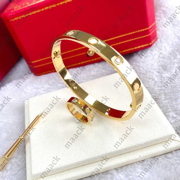 bangle stainless steel silver rose gold bangles women men bangle screw bracelet couple classic diamond jewelry accessories with pochette bij, Black
bangle stainless steel silver rose gold bangles women men bangle screw bracelet couple classic diamond jewelry accessories with pochette bij, Black