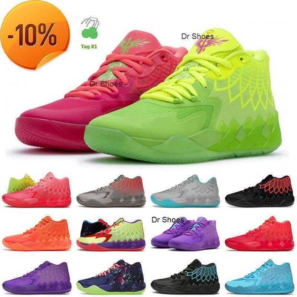 2023 classic designer mens lamelo 1 ball basketball shoes mb.01 rick and moty rock all blue buzz queen x men tennis sports shoe trainers 40-, Black
2023 classic designer mens lamelo 1 ball basketball shoes mb.01 rick and moty rock all blue buzz queen x men tennis sports shoe trainers 40-, Black