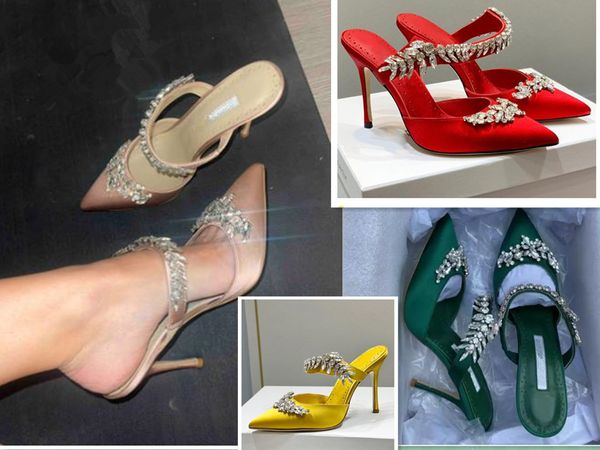 women pumps pointed toe baotou slippers 90mm thin high heels rhinestone bling party high-heeled shoes for style summer and spring multi-func, Black
women pumps pointed toe baotou slippers 90mm thin high heels rhinestone bling party high-heeled shoes for style summer and spring multi-func, Black