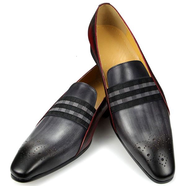dress shoes loafer mens fashion denim shoes casual gentleman party leather shoes grey red mixed stripe elastic lace 230406, Black
dress shoes loafer mens fashion denim shoes casual gentleman party leather shoes grey red mixed stripe elastic lace 230406, Black