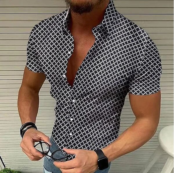 summer new overshirt shirts men's check short sleeve shirt casual 3xl size chemise for men button up dress chemise homme blouse, White;black
summer new overshirt shirts men's check short sleeve shirt casual 3xl size chemise for men button up dress chemise homme blouse, White;black