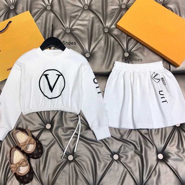baby girls designer dress suits kids luxury clothing sets girls skirt childrens classic clothes sets letter clothing long sleeve suits, White
baby girls designer dress suits kids luxury clothing sets girls skirt childrens classic clothes sets letter clothing long sleeve suits, White