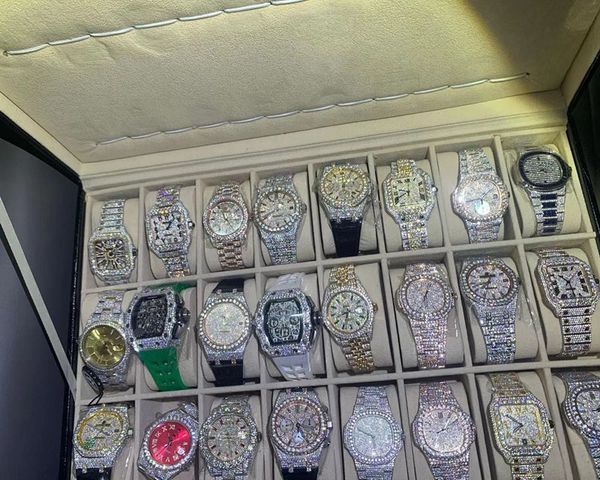 luxury mens watch for men movement watches designer watches moissanite vvs diamond man watch montre luxe iced out automatic watch women orol, Slivery;brown
luxury mens watch for men movement watches designer watches moissanite vvs diamond man watch montre luxe iced out automatic watch women orol, Slivery;brown