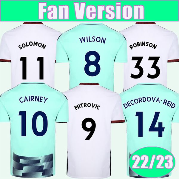 22 23 mitrovic cairney mens soccer jerseys kebano decordova-reid wilson home away football shirt short sleeve uniforms, Black;yellow
22 23 mitrovic cairney mens soccer jerseys kebano decordova-reid wilson home away football shirt short sleeve uniforms, Black;yellow