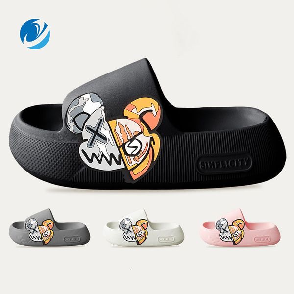 slippers mo dou summer cute dog sticker thick sole soft women sandals bathroom beach indoor outdoor men slides cool 230426, Black
slippers mo dou summer cute dog sticker thick sole soft women sandals bathroom beach indoor outdoor men slides cool 230426, Black