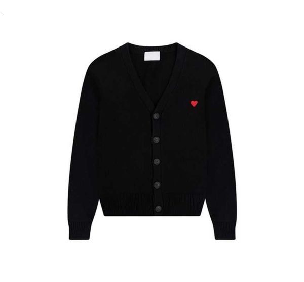fashionable paris designer men's sweater amis de coeur macaron love jacquard cardigan for men and women e7ms, White;black
fashionable paris designer men's sweater amis de coeur macaron love jacquard cardigan for men and women e7ms, White;black