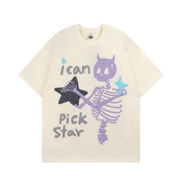 womens tshirt y2k american vintage skeleton letter foam short sleeve tshirt summer fashion brand loose couple half 230406, White
womens tshirt y2k american vintage skeleton letter foam short sleeve tshirt summer fashion brand loose couple half 230406, White