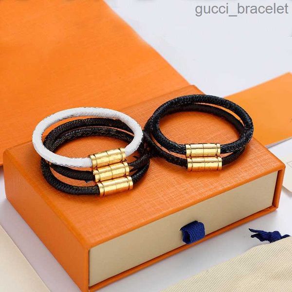 brand designer bracelet classic flower plaid leather rope gold silver buckle beads hand rope men women couple bracelets luxury fashion gift, Black
brand designer bracelet classic flower plaid leather rope gold silver buckle beads hand rope men women couple bracelets luxury fashion gift, Black