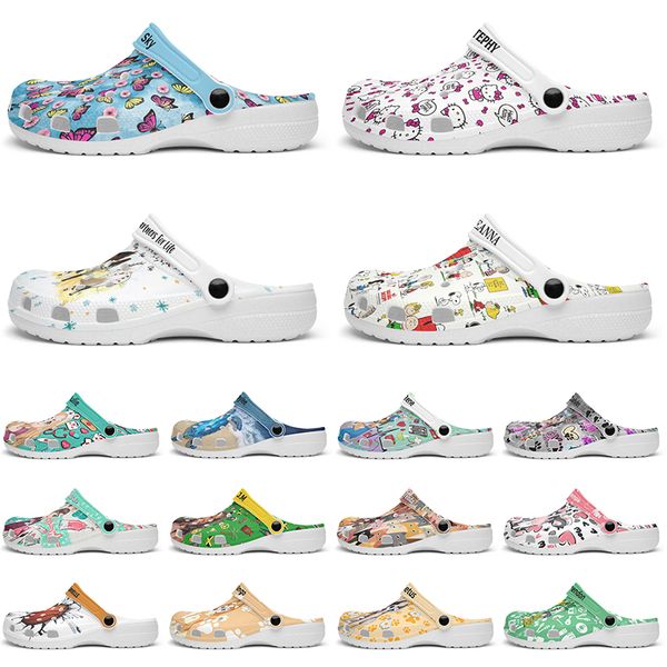 Customized beautiful and comfortable fashionable Glossy Diy shoes for men and women's indoor slippers 40-101900
Customized beautiful and comfortable fashionable Glossy Diy shoes for men and women's indoor slippers 40-101900