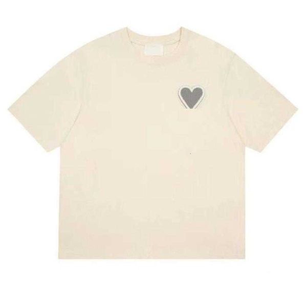 summer mens t-shirts short sleeve designer shirts amis crewneck hip hop embrodiery tee loose heart kyf3, White;black
summer mens t-shirts short sleeve designer shirts amis crewneck hip hop embrodiery tee loose heart kyf3, White;black