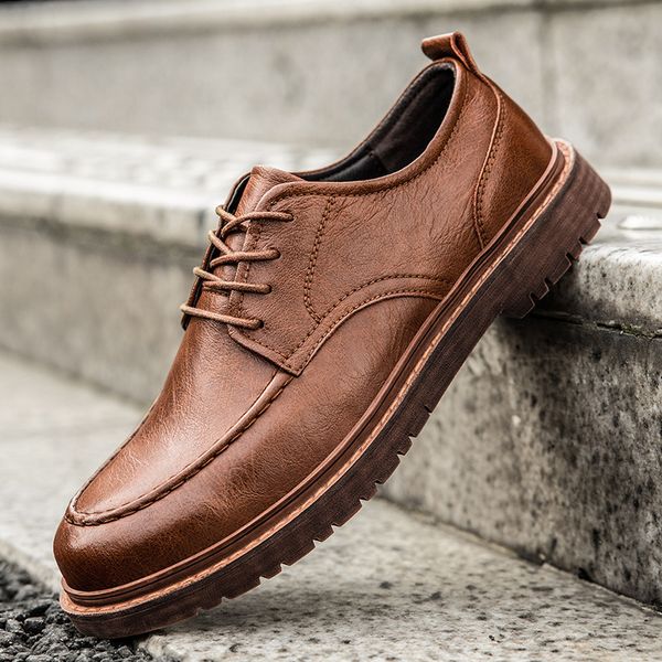 dress shoes mens handmade loafers shoes brother casual shoes mens genuine leather shoes freight work boots business casual sports shoes 2304, Black
dress shoes mens handmade loafers shoes brother casual shoes mens genuine leather shoes freight work boots business casual sports shoes 2304, Black