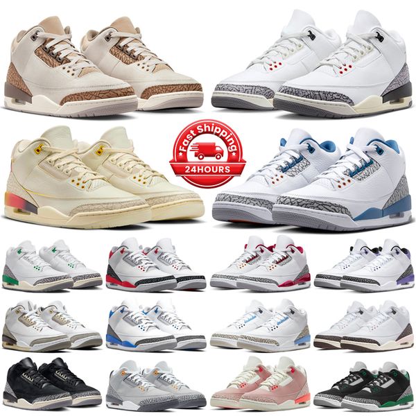 Jumpman 3 basketball shoes men women 3s White Cement Reimagined Medellin Sunset Palomino Wizards Fire Red Pine Green Dark Iris mens trainers outdoor sports sneakers
Jumpman 3 basketball shoes men women 3s White Cement Reimagined Medellin Sunset Palomino Wizards Fire Red Pine Green Dark Iris mens trainers outdoor sports sneakers
