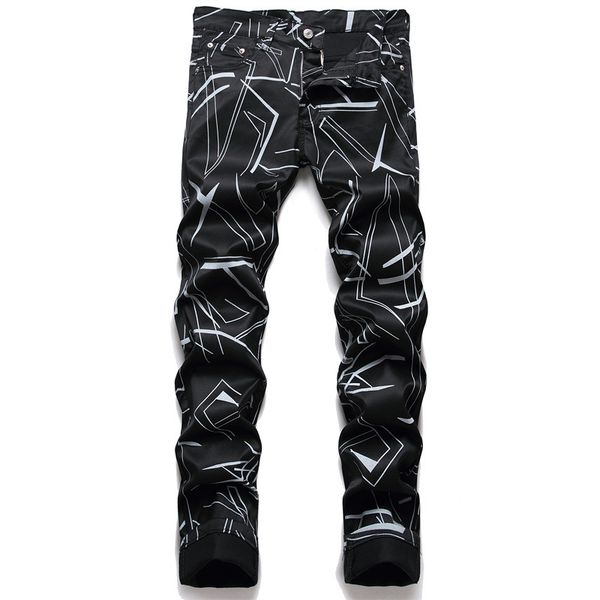 men's jeans summer street men's jeans digital print cotton black trousers fashionable slim mid-waist casual denim clothing 230406, Blue
men's jeans summer street men's jeans digital print cotton black trousers fashionable slim mid-waist casual denim clothing 230406, Blue
