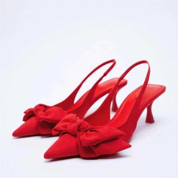 sandals womens red pumps summer woman black bow high heels elegant slingback lady plus size heeled 230406
sandals womens red pumps summer woman black bow high heels elegant slingback lady plus size heeled 230406