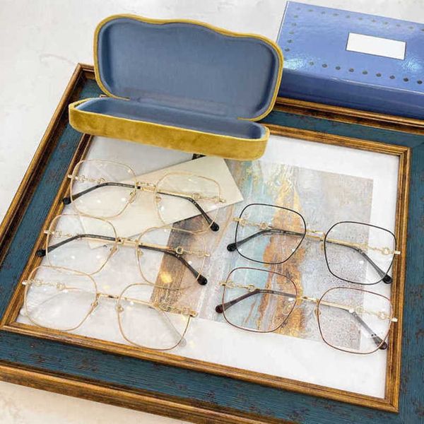 fashionable luxury outdoor sunglasses family's horse rank buckle box flat lens ni goddess's same 0883 metal plain glasses can be m, White;black
fashionable luxury outdoor sunglasses family's horse rank buckle box flat lens ni goddess's same 0883 metal plain glasses can be m, White;black