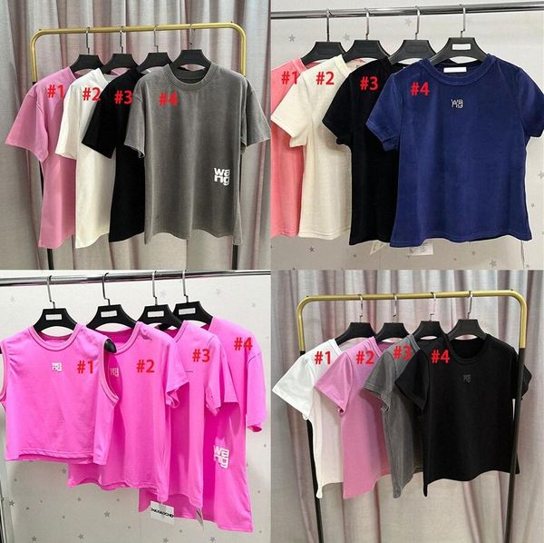 aw solid summer wang t shirt for women clothing letter print o-neck short-sleeve t-shirt femme loose casual crop cotton tee open umbilical, White
aw solid summer wang t shirt for women clothing letter print o-neck short-sleeve t-shirt femme loose casual crop cotton tee open umbilical, White