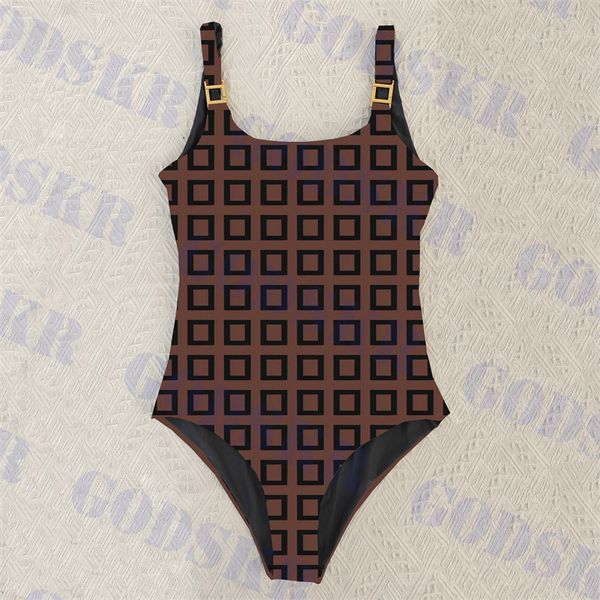 brown letter swimwear womens bikini with gold metal logo summer new one piece swimsuit, White;black
brown letter swimwear womens bikini with gold metal logo summer new one piece swimsuit, White;black