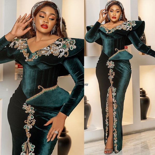 2023 arabic aso ebi lace beaded prom dress dark green sheath evening formal party second reception birthday engagement gowns dresses robe de, Black
2023 arabic aso ebi lace beaded prom dress dark green sheath evening formal party second reception birthday engagement gowns dresses robe de, Black