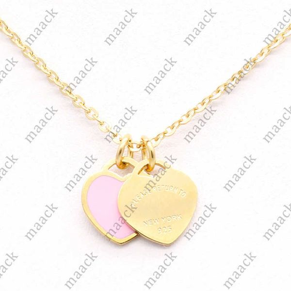 design new brand heart love necklace for women stainless steel accessories zircon green pink heart necklace for women jewelry gift m230409, Silver
design new brand heart love necklace for women stainless steel accessories zircon green pink heart necklace for women jewelry gift m230409, Silver