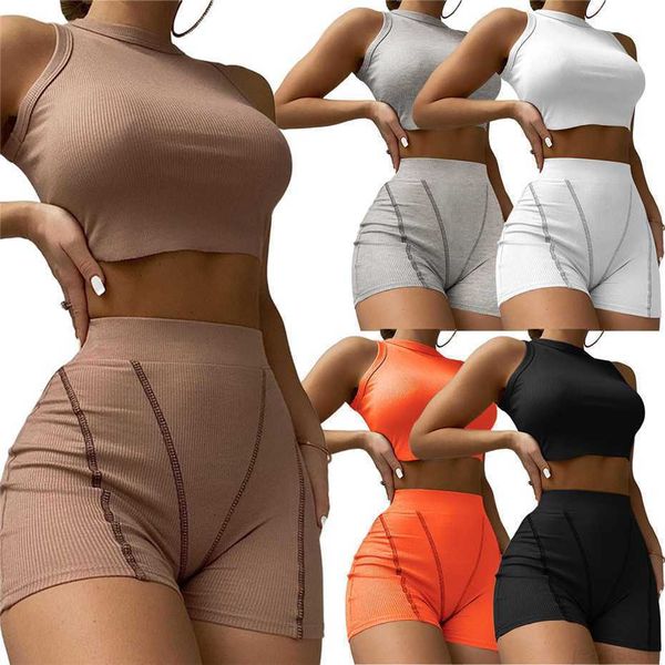 summer 2023 casual shorts suits women tracksuits 2 piece set outfits crop sleeveless sportsuit fashion clothing, Gray
summer 2023 casual shorts suits women tracksuits 2 piece set outfits crop sleeveless sportsuit fashion clothing, Gray