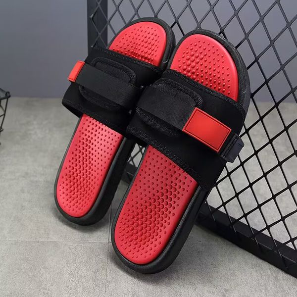 men's slippers fashion comfortable casual breathable non-slip outdoor shopping play beach sandals, Black
men's slippers fashion comfortable casual breathable non-slip outdoor shopping play beach sandals, Black