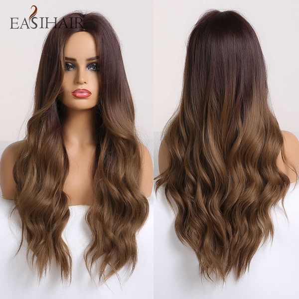 synthetic wigs easihair long wavy brown ombre synthetic wigs for women middle part wave natural hair heat resistant daily wig 230227, Black
synthetic wigs easihair long wavy brown ombre synthetic wigs for women middle part wave natural hair heat resistant daily wig 230227, Black