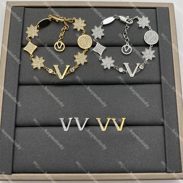 designer clover bracelets earrings sets womens bracelet diamond chain bangle links silver bracelet half crystal gold bangles party wedding l, Black
designer clover bracelets earrings sets womens bracelet diamond chain bangle links silver bracelet half crystal gold bangles party wedding l, Black