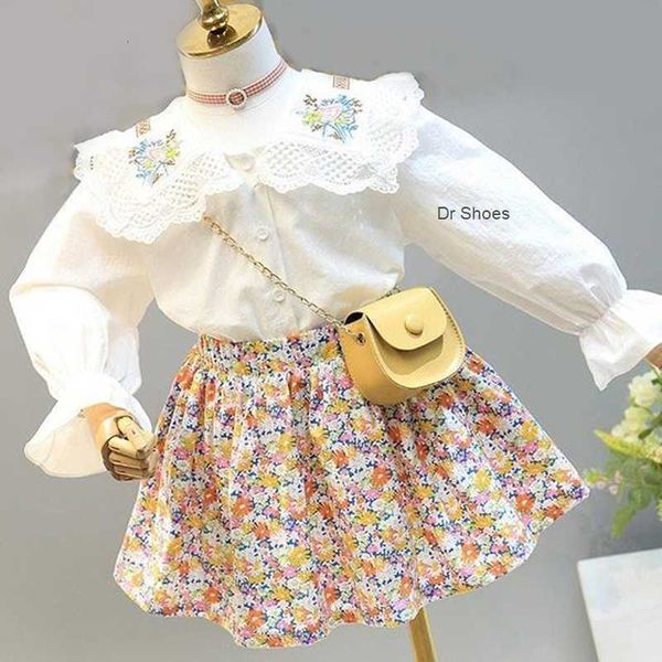 clothing sets autumn girls ladies french style lace lapel shirt and floral skirt 2pcs children outfits baby kids clothes suit 230310, White
clothing sets autumn girls ladies french style lace lapel shirt and floral skirt 2pcs children outfits baby kids clothes suit 230310, White