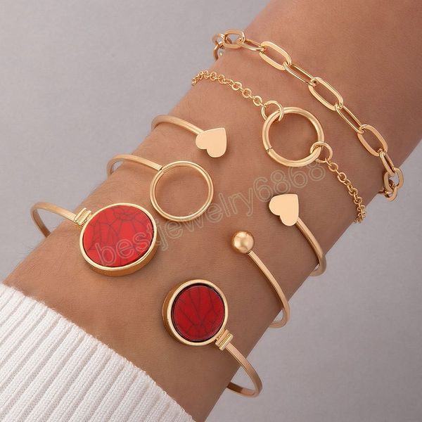 marble stone resin heart open bangles for women charm geometric crystal metal chain bracelets&bangle boho jewelry gift, Golden;silver
marble stone resin heart open bangles for women charm geometric crystal metal chain bracelets&bangle boho jewelry gift, Golden;silver
