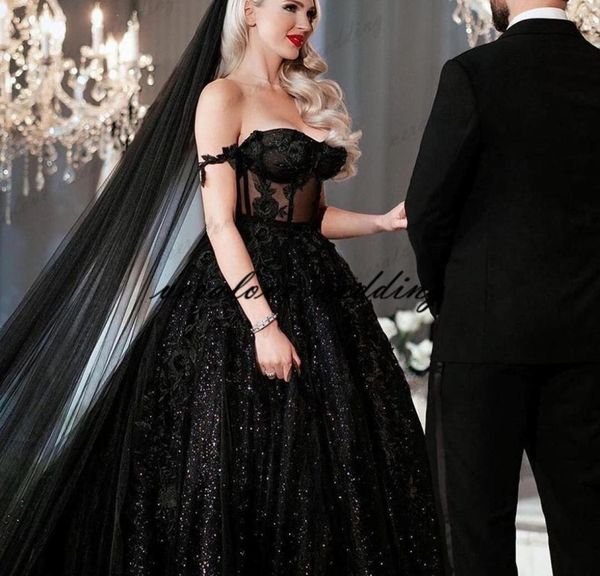 robe de mariee black sequined wedding dress illusion off the shoulder lace appliques wedding bridal gowns3231632, White
robe de mariee black sequined wedding dress illusion off the shoulder lace appliques wedding bridal gowns3231632, White