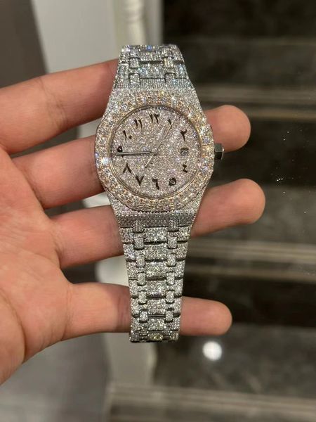 luxury mens watch for men movement watches designer watches moissanite vvs diamond man watch montre luxe iced out automatic watch women orol, Slivery;brown
luxury mens watch for men movement watches designer watches moissanite vvs diamond man watch montre luxe iced out automatic watch women orol, Slivery;brown