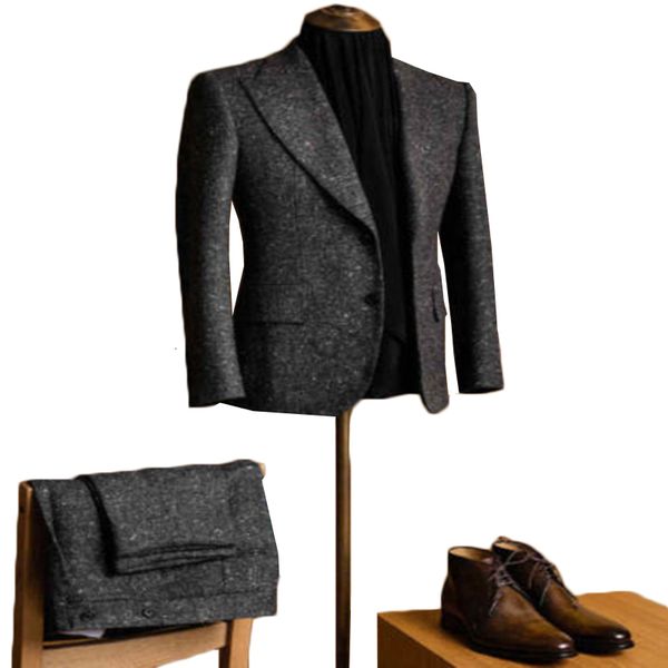 men's suits blazers the latest men's winter tweed notched lapel dark grey regular 2 piece wool double button blend vintage custom, White;black
men's suits blazers the latest men's winter tweed notched lapel dark grey regular 2 piece wool double button blend vintage custom, White;black