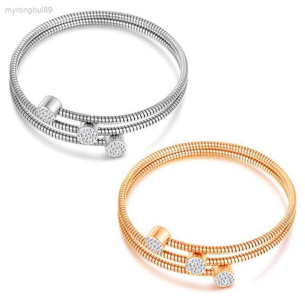 bangle new fashion simple diamond ring titanium steel elastic snake bone chain bracelet for women kf4s, Black
bangle new fashion simple diamond ring titanium steel elastic snake bone chain bracelet for women kf4s, Black