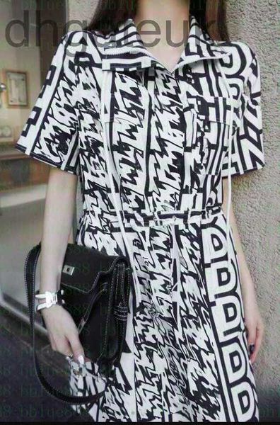 runway dresses designerwomen's 23 letter printed dress with small stand collar and lapel design 219 uit1, Black
runway dresses designerwomen's 23 letter printed dress with small stand collar and lapel design 219 uit1, Black