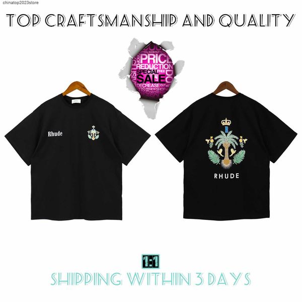 men's t-shirts craftsmanship rhude womens summer fashion designer street casual short sleeve beach style tees cotton printing 235lwo, White;black
men's t-shirts craftsmanship rhude womens summer fashion designer street casual short sleeve beach style tees cotton printing 235lwo, White;black