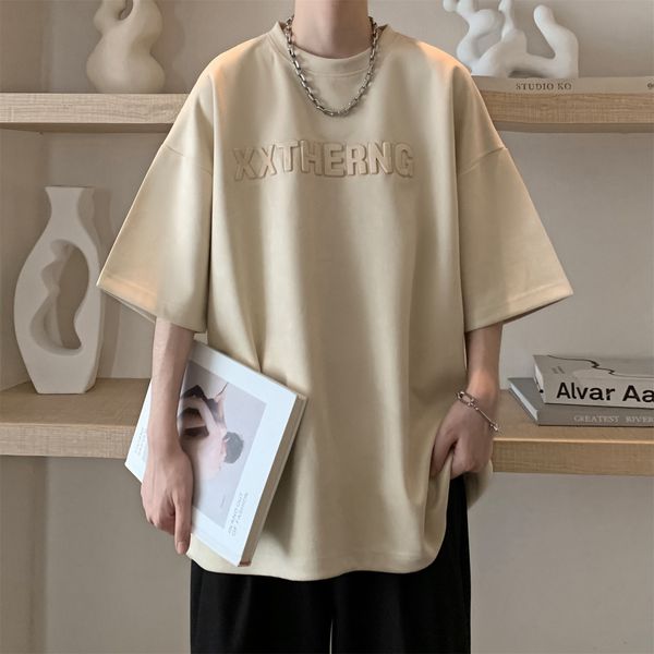 mens tshirts designer brand foam printed men summer short sleeve tshirts 2023 korean suede man oversized tshirt male casual tees clothing 23, White;black
mens tshirts designer brand foam printed men summer short sleeve tshirts 2023 korean suede man oversized tshirt male casual tees clothing 23, White;black