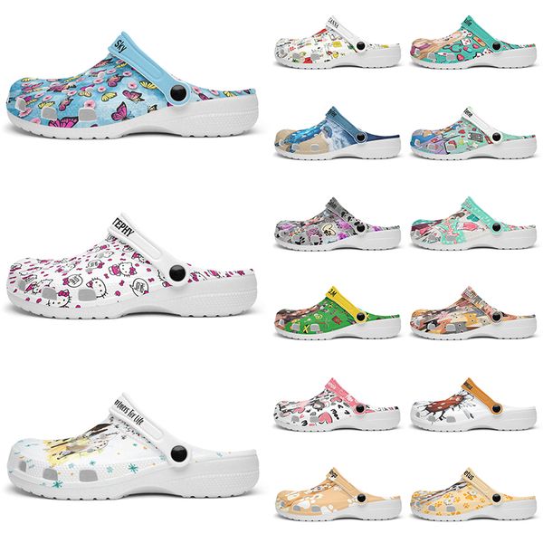 Customized beautiful and comfortable fashionable Glossy Diy shoes for men and women's indoor slippers 39-101898
Customized beautiful and comfortable fashionable Glossy Diy shoes for men and women's indoor slippers 39-101898