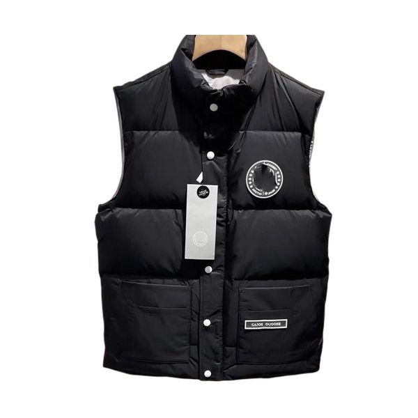 winter goose down men's vest thickened warm men and women waterproof bottoming shirt outdoor adventure section sleeveless jacket, Black;white
winter goose down men's vest thickened warm men and women waterproof bottoming shirt outdoor adventure section sleeveless jacket, Black;white
