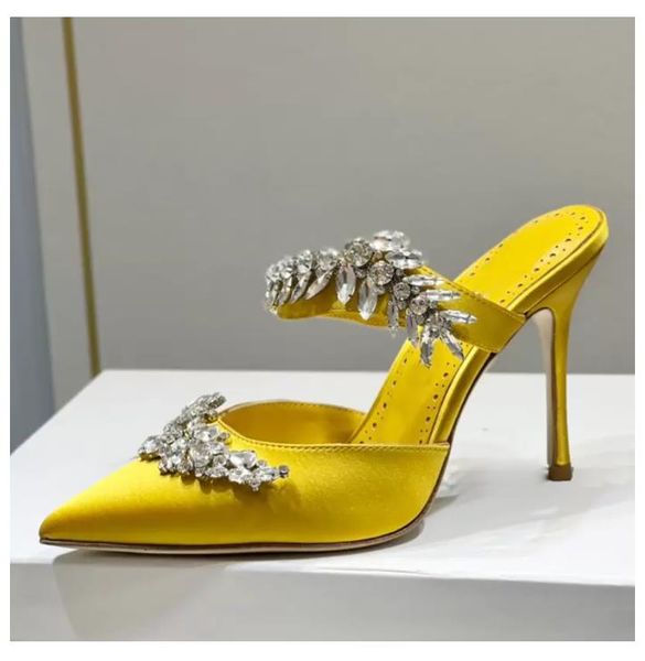 22women pumps pointed toe baotou slippers 90mm thin high heels rhinestone bling party high-heeled shoes for style summer and spring multi-fu, Black
22women pumps pointed toe baotou slippers 90mm thin high heels rhinestone bling party high-heeled shoes for style summer and spring multi-fu, Black