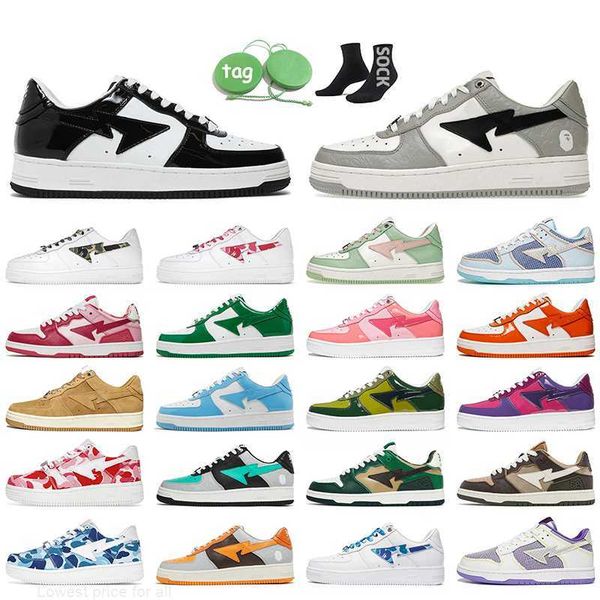 fashion designer casual sk8 bapesta shoes grey black bapestas baped sk8 sta color camo combo pink green abc pastel blue with socks
fashion designer casual sk8 bapesta shoes grey black bapestas baped sk8 sta color camo combo pink green abc pastel blue with socks