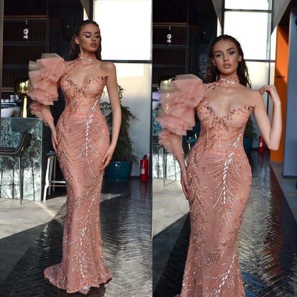 glamorous one shoulder prom dresses lace beading ruffles party dresses crystals mermaid custom made evening dress, Black;red
glamorous one shoulder prom dresses lace beading ruffles party dresses crystals mermaid custom made evening dress, Black;red