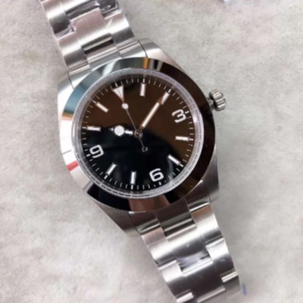 luxury designer st9 watch explorer 39mm stainless steel 2813 movement automatic mechanical mens watches series men wristwatches, Slivery;brown
luxury designer st9 watch explorer 39mm stainless steel 2813 movement automatic mechanical mens watches series men wristwatches, Slivery;brown