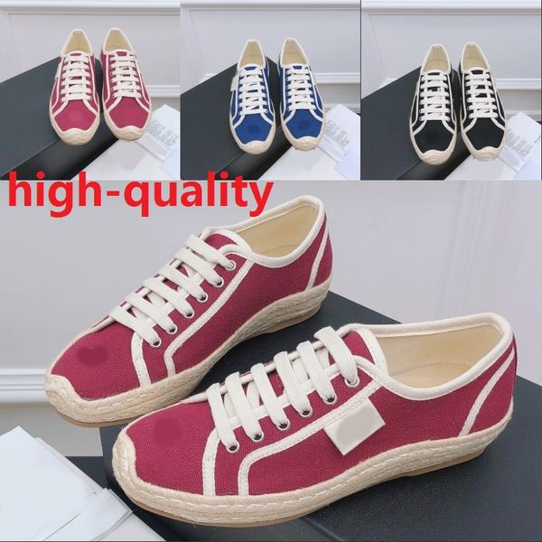 designer luxury fashion women casual shoes outdoor fashion cowhide breathable chaussures medieval straw woven fisherman's canvas sports, Black
designer luxury fashion women casual shoes outdoor fashion cowhide breathable chaussures medieval straw woven fisherman's canvas sports, Black
