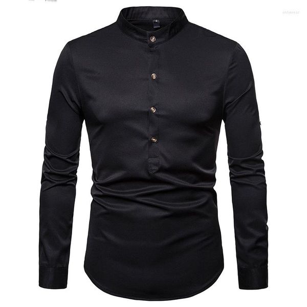 men's casual shirts shirt men fashion slim fit long sleeve mens solid color henley collar cotton comfortable man, White;black
men's casual shirts shirt men fashion slim fit long sleeve mens solid color henley collar cotton comfortable man, White;black