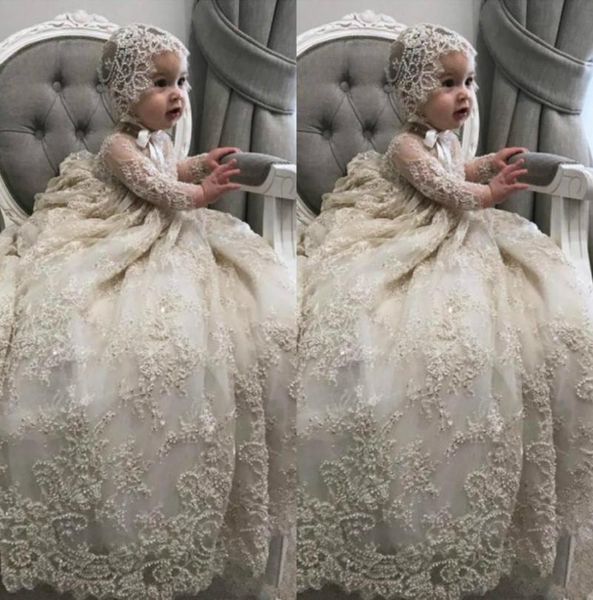 white ivory christening gown for little kids o neck long sleeve lace pearls first communion dress toddler infant baptism gowns6019594
white ivory christening gown for little kids o neck long sleeve lace pearls first communion dress toddler infant baptism gowns6019594