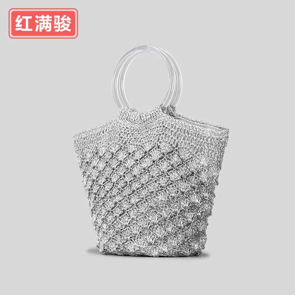 summer new style polypropylene silk vegetable basket tote bag for women's niche acrylic handbag, beach vacation shoulder bag 230406
summer new style polypropylene silk vegetable basket tote bag for women's niche acrylic handbag, beach vacation shoulder bag 230406