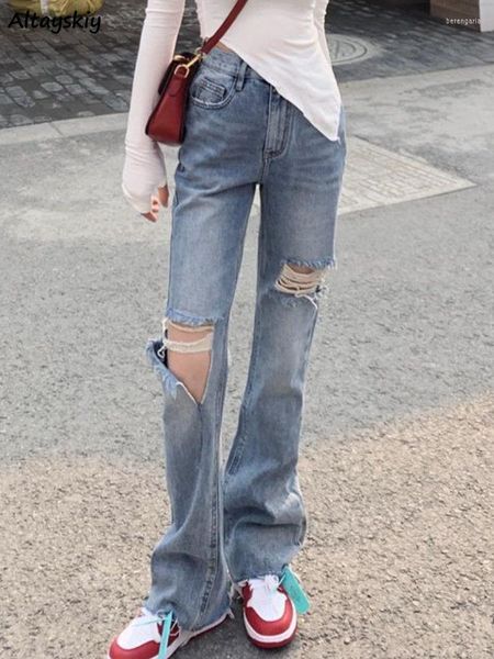 flare baggy vintage hole summer do old full-length streetwear simple high waist chic korean style all-match, Blue
flare baggy vintage hole summer do old full-length streetwear simple high waist chic korean style all-match, Blue