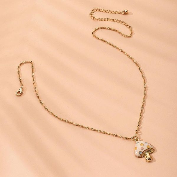 pendant necklaces cartoon style mushroom necklace for women creative acrylic gold clavicle chain accessories fashion girl party jewelry, Silver
pendant necklaces cartoon style mushroom necklace for women creative acrylic gold clavicle chain accessories fashion girl party jewelry, Silver