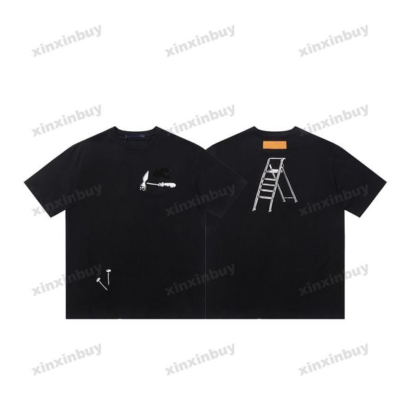 xinxinbuy men designer tee t shirt 23ss paris multiple tools embroidery short sleeve cotton women black red blue gray xs-xl, Black;brown
xinxinbuy men designer tee t shirt 23ss paris multiple tools embroidery short sleeve cotton women black red blue gray xs-xl, Black;brown